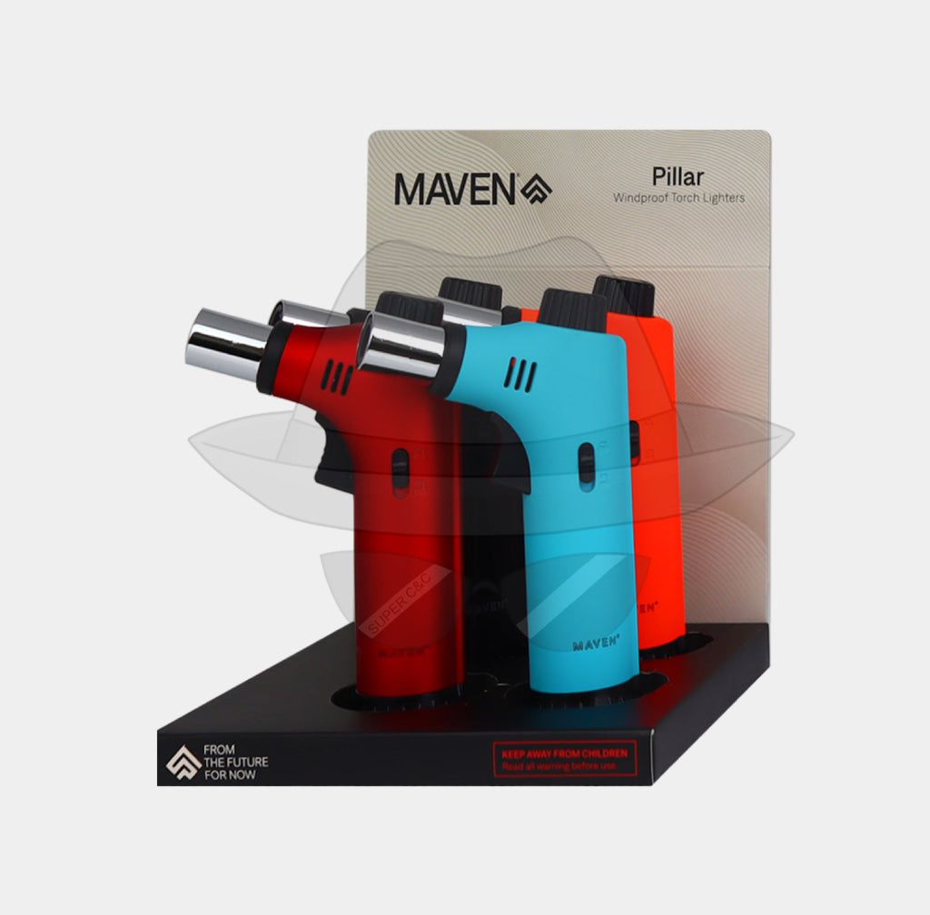 Maven Pilar Torch Lighter Display -4ct Lighter