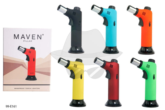 Maven Pillar | Premium Handheld Angled Table Torch Lighter Mix 6Pcs