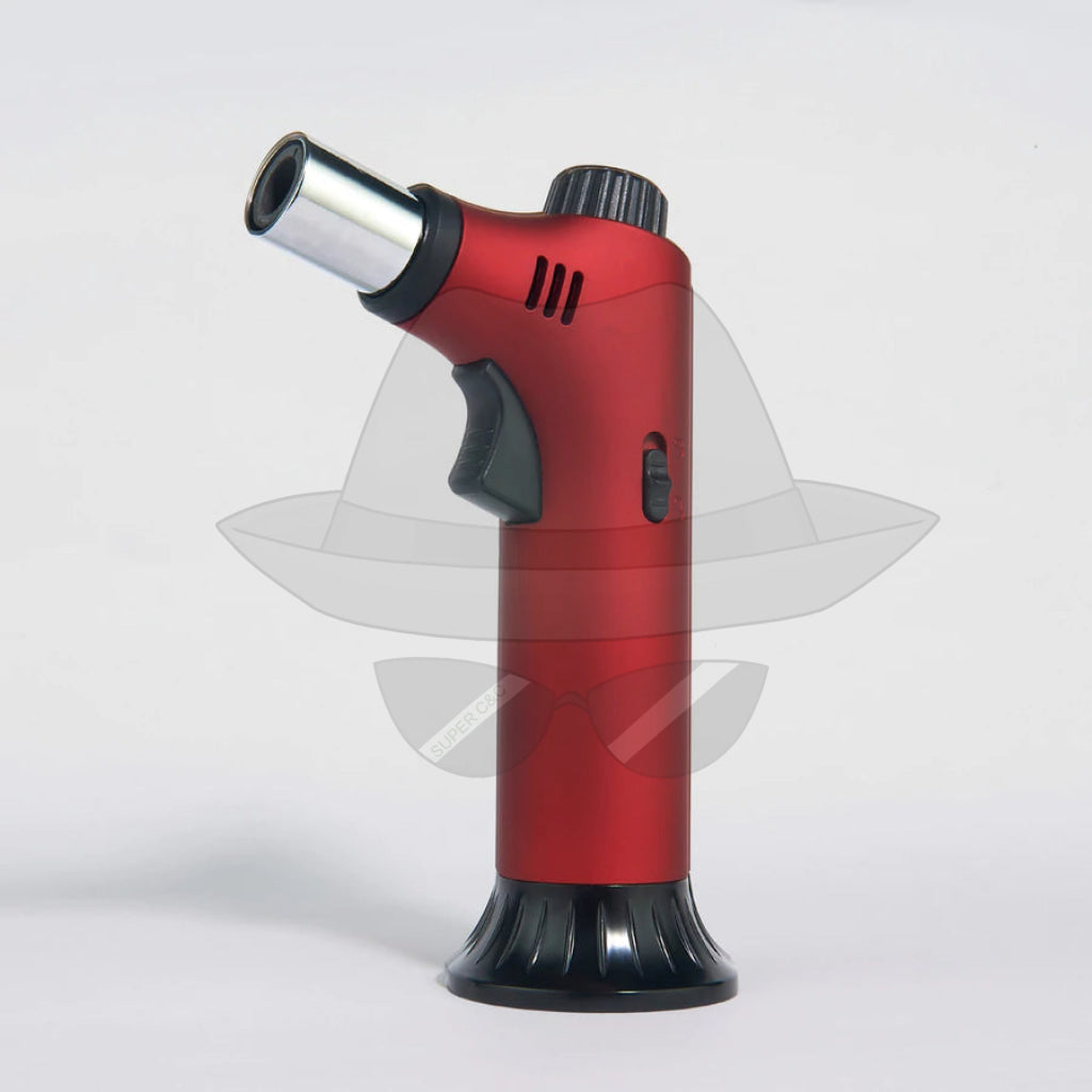 Maven Pillar | Premium Handheld Angled Table Torch Lighter Red