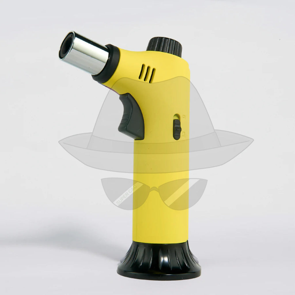 Maven Pillar | Premium Handheld Angled Table Torch Lighter Yellow
