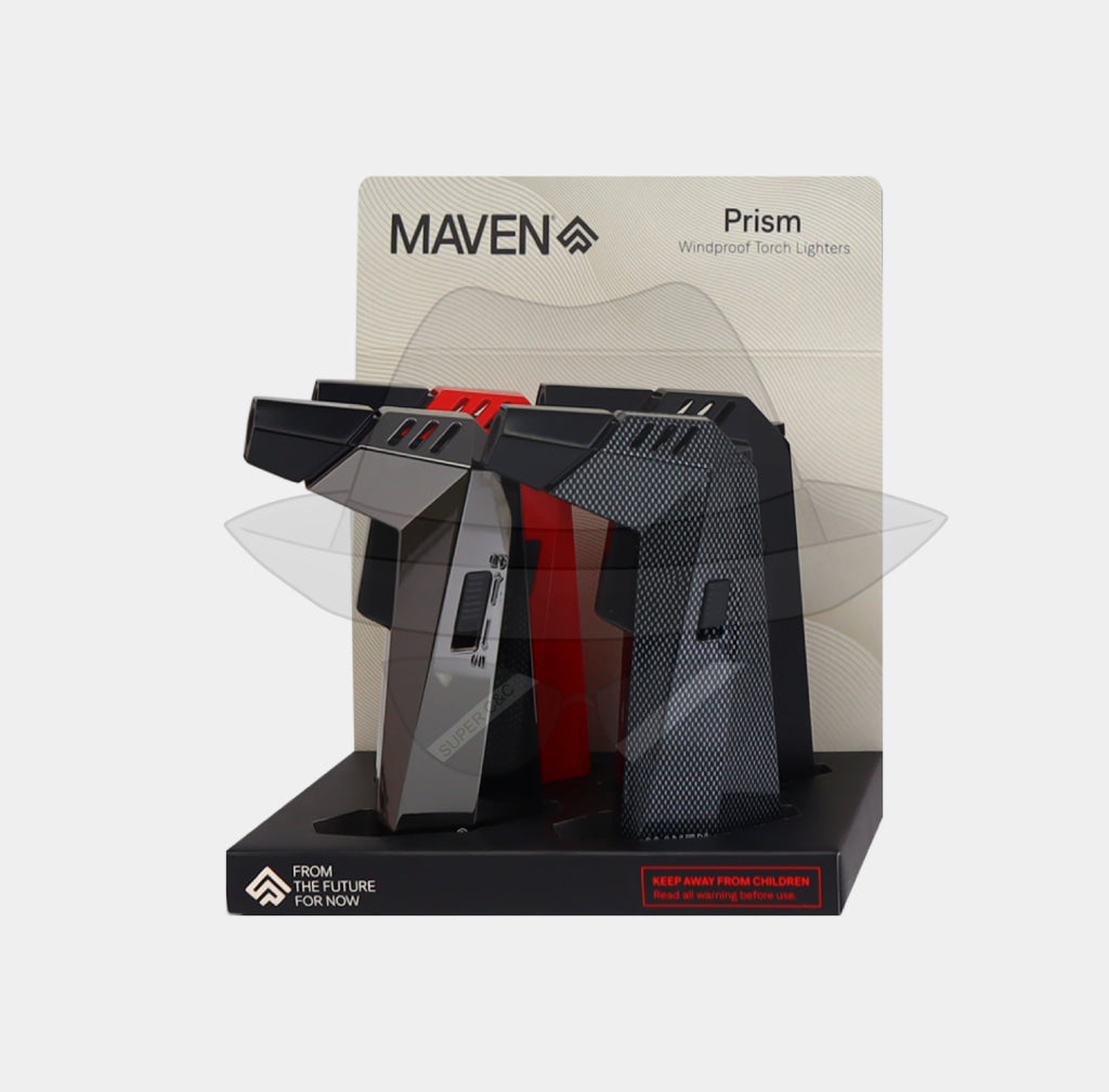 Maven Prism Torch Lighter Display -4ct Lighter