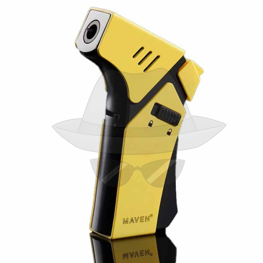 Maven Pro Windproof Torch Lighter Yellow