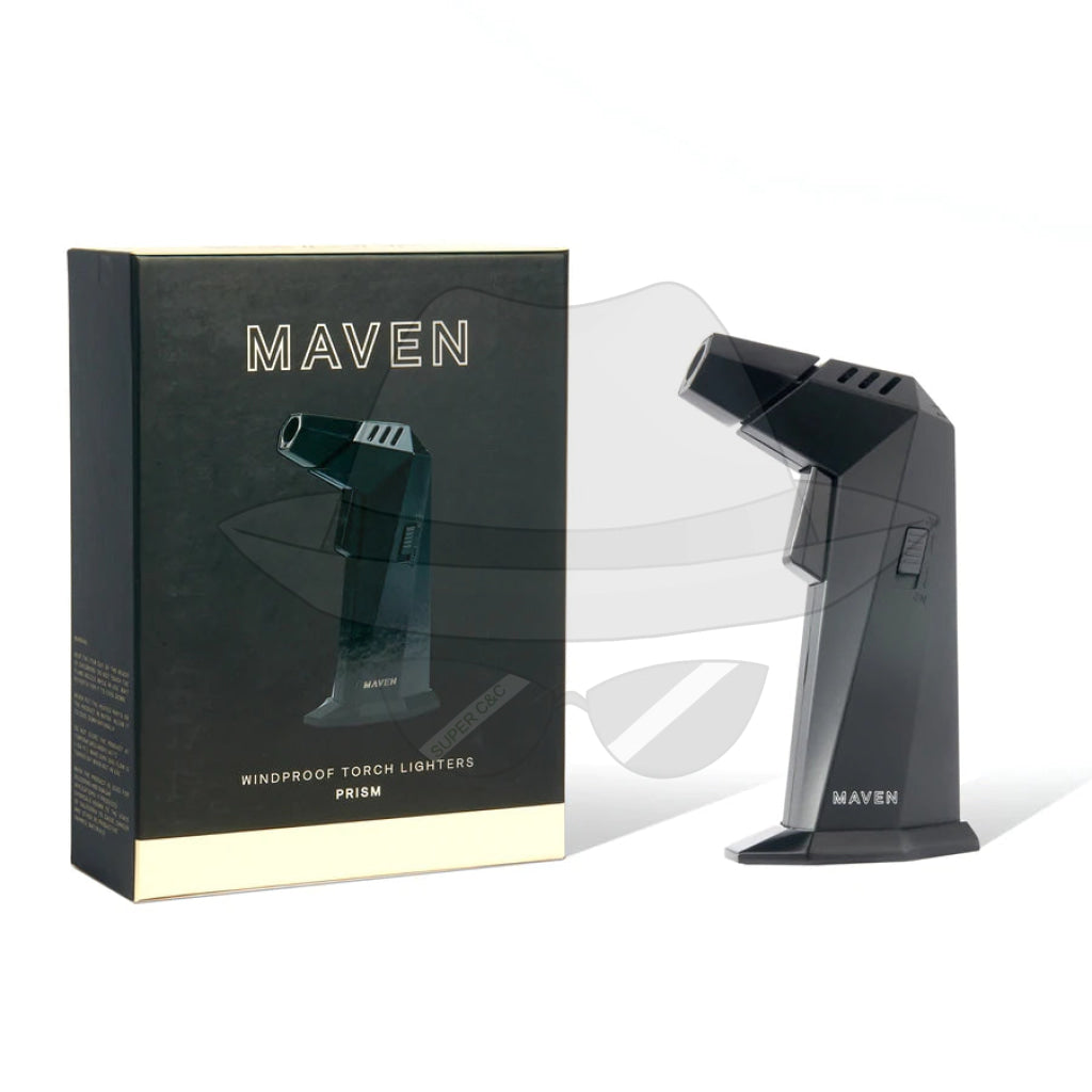 Maven® Prism Windproof Torch Lighter Black