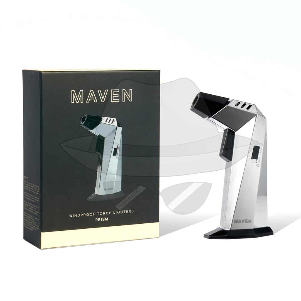 Maven® Prism Windproof Torch Lighter Chrome