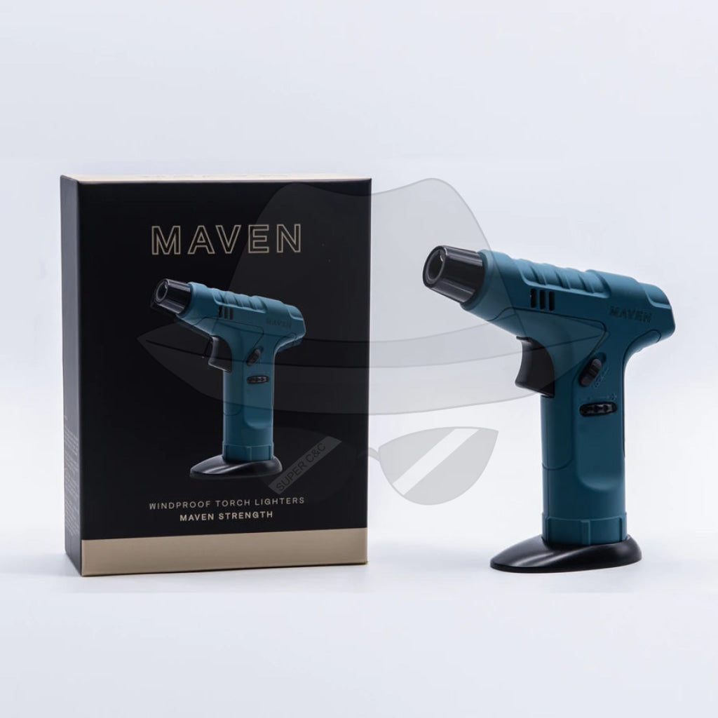 Maven Strength Windproof Torch Lighters Midnight Green Lighter