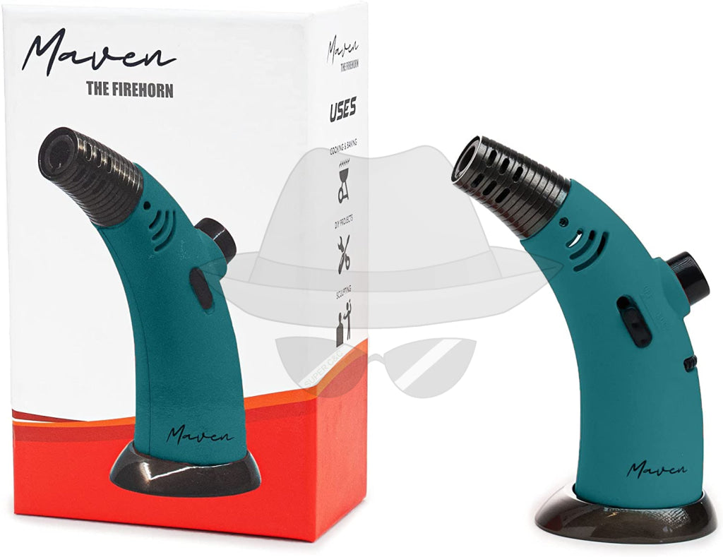 Maven The Firehorn Torch Lighters Midnight Green Lighter