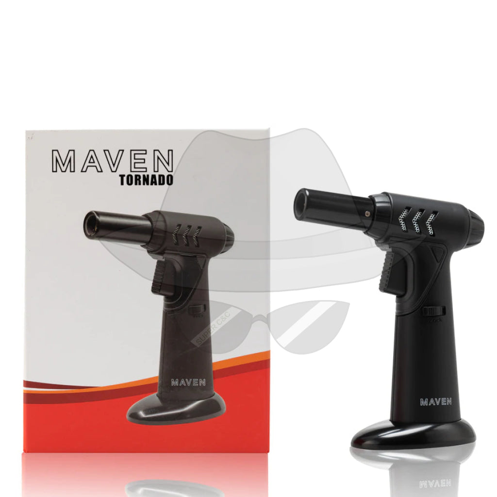 Maven Tornado | Premium Table Torch Lighter Black
