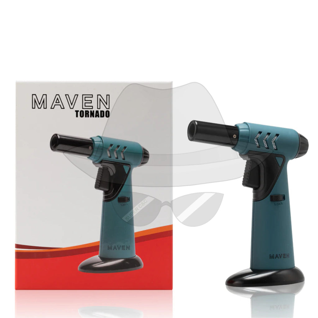 Maven Tornado | Premium Table Torch Lighter Midnight Green