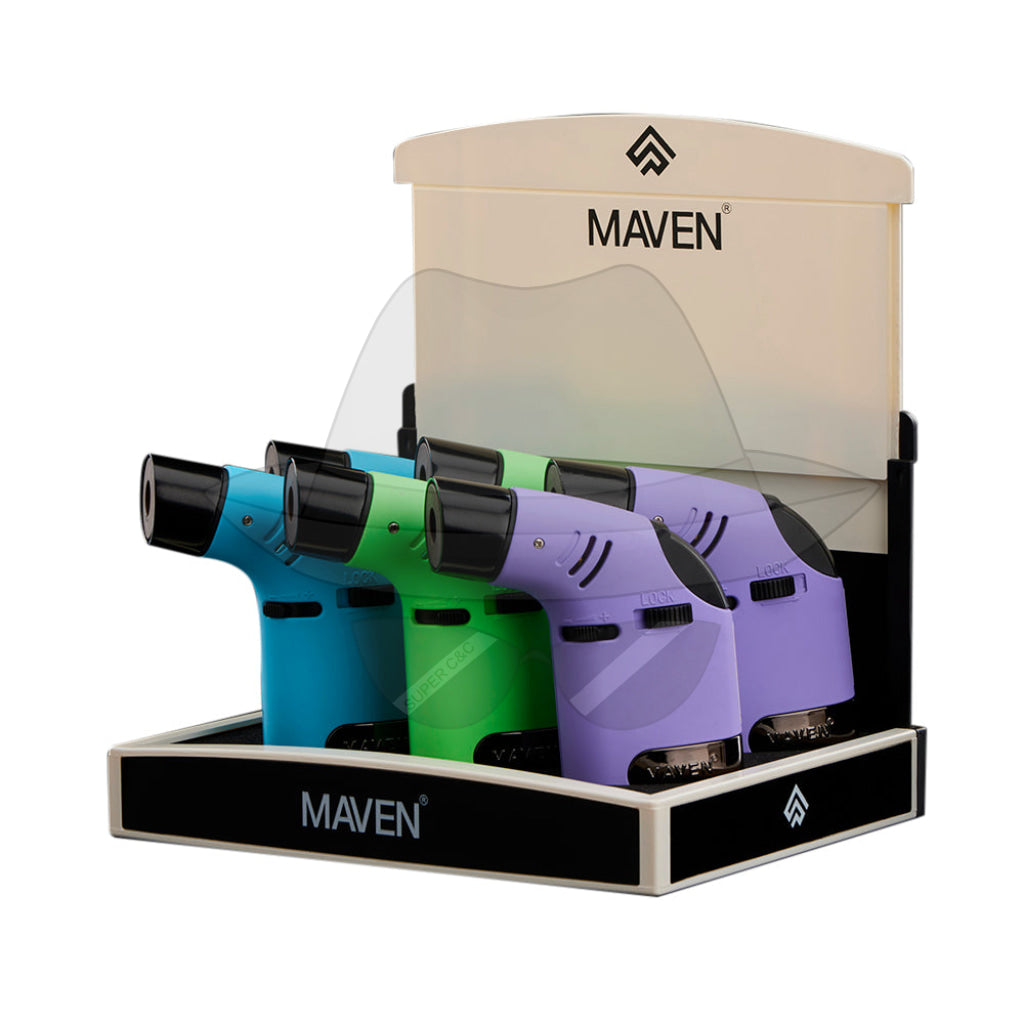 Maven Tusk Torch Lighter Display -6ct Lighter