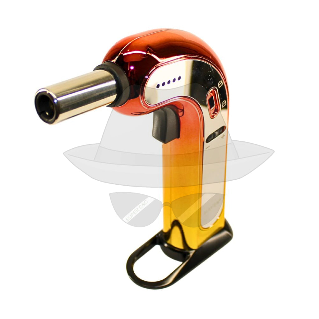 Maven Viper Torch Lighter Chrome Red Gold Lighter