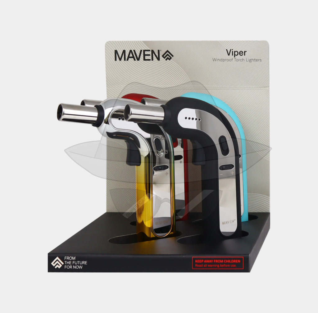Maven Viper Torch Lighter Display -4ct Lighter