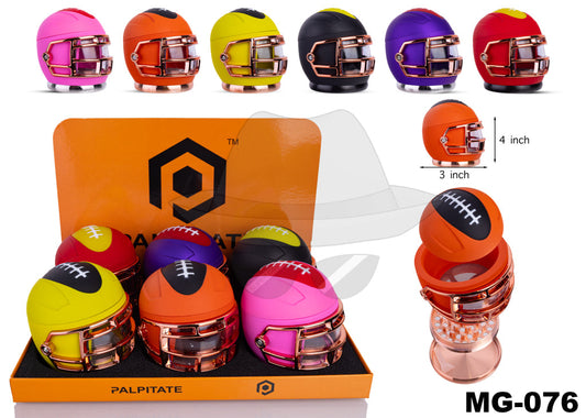 MG-076 Football Helmet 4part Grinder - 6ct Grinder