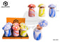 Mg-095 Silicone Jar & 3 Part Grinder - 6Ct Pipe
