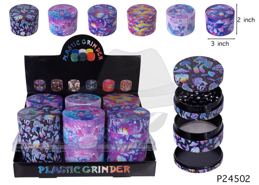 P24502 Plastic Grinder-12ct Grinder