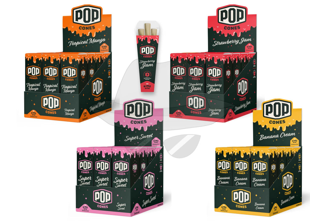 Pop Cone King Size-24Pack Rolling Papers
