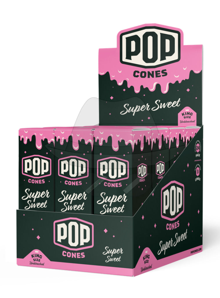 Pop Cone King Size-24Pack Super Sweet Rolling Papers