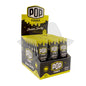 Pop Cones 1 ¼ Size Unbleached 6Pk - 24Ct Display Lemon Slushy Rolling Papers