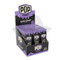 Pop Cones 1 ¼ Size Unbleached 6Pk - 24Ct Display Wild Berry Rolling Papers