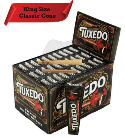 Premium Tuxedo Cone King Size Classic Rolling Papers