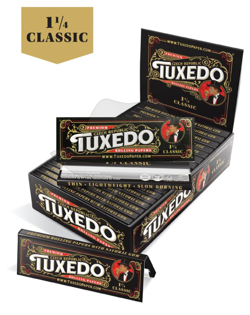 Premium Tuxedo Rolling Paper 11/4 Classic 25Ct Papers
