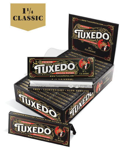 Premium Tuxedo Rolling Paper 11/4 Classic 25Ct Papers