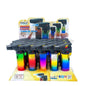 Pt101Ncr Eagle Torch Neo Chrome Display Of 15Ct Lighter