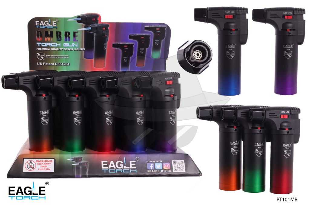 Pt101Mb Eagle Ombre Torch -15Ct Lighter
