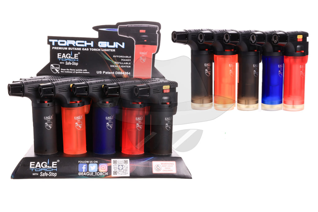 Pt101U Eagle Big Single Flame Torch Lighter 15Pcs