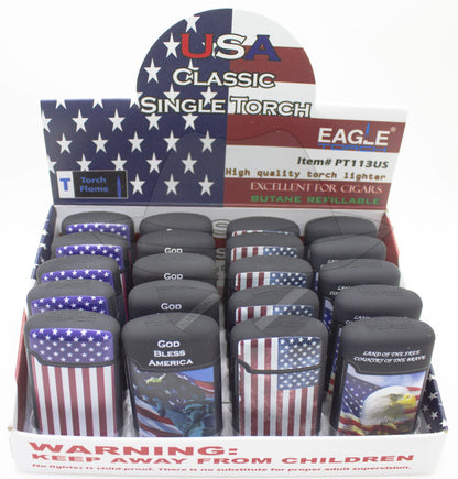 Pt113Us Eagle Angle Torch Lighter 20Pcs