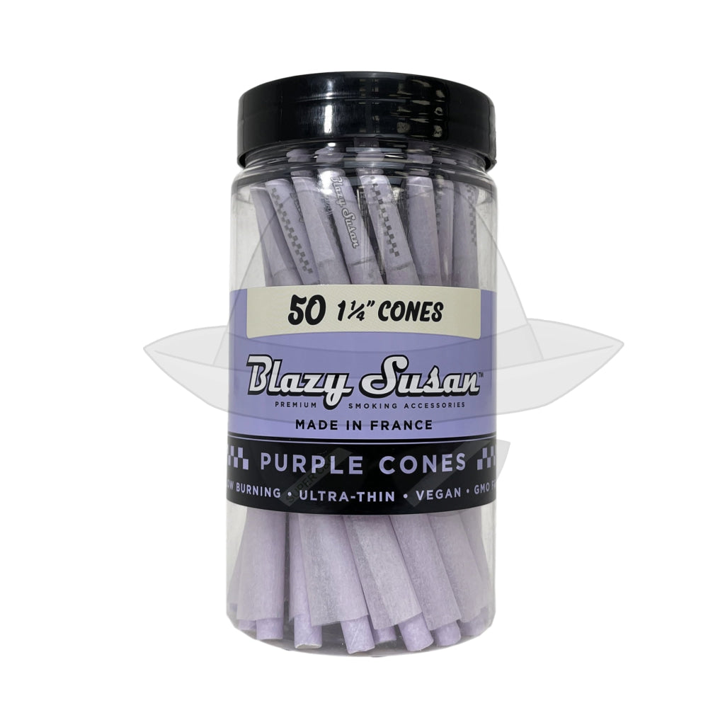Purple Pre Rolled Cones | 1-1/4 50 Count Rolling Papers