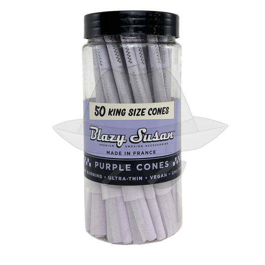 Purple Pre Rolled Cones | King Size | 50 Count Rolling Papers