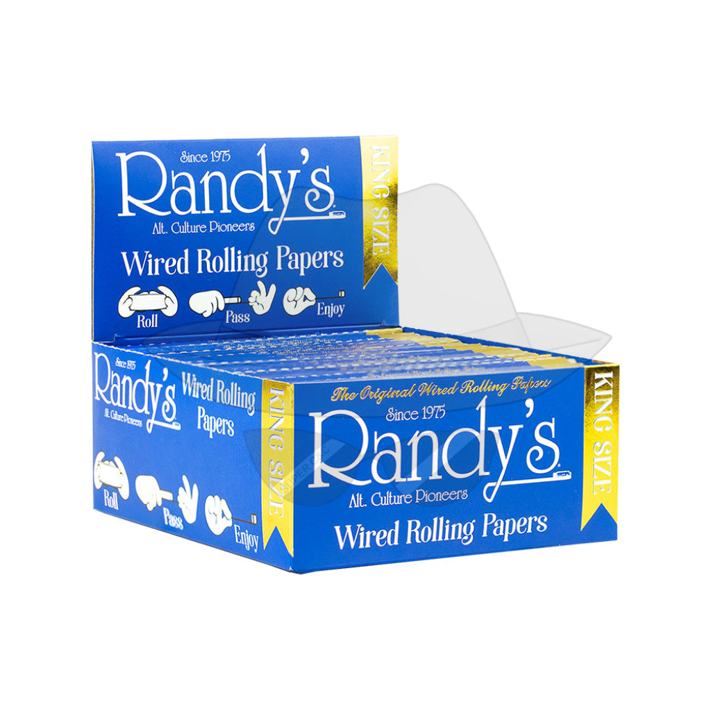 Randys King Size Wired Rolling Paper Papers