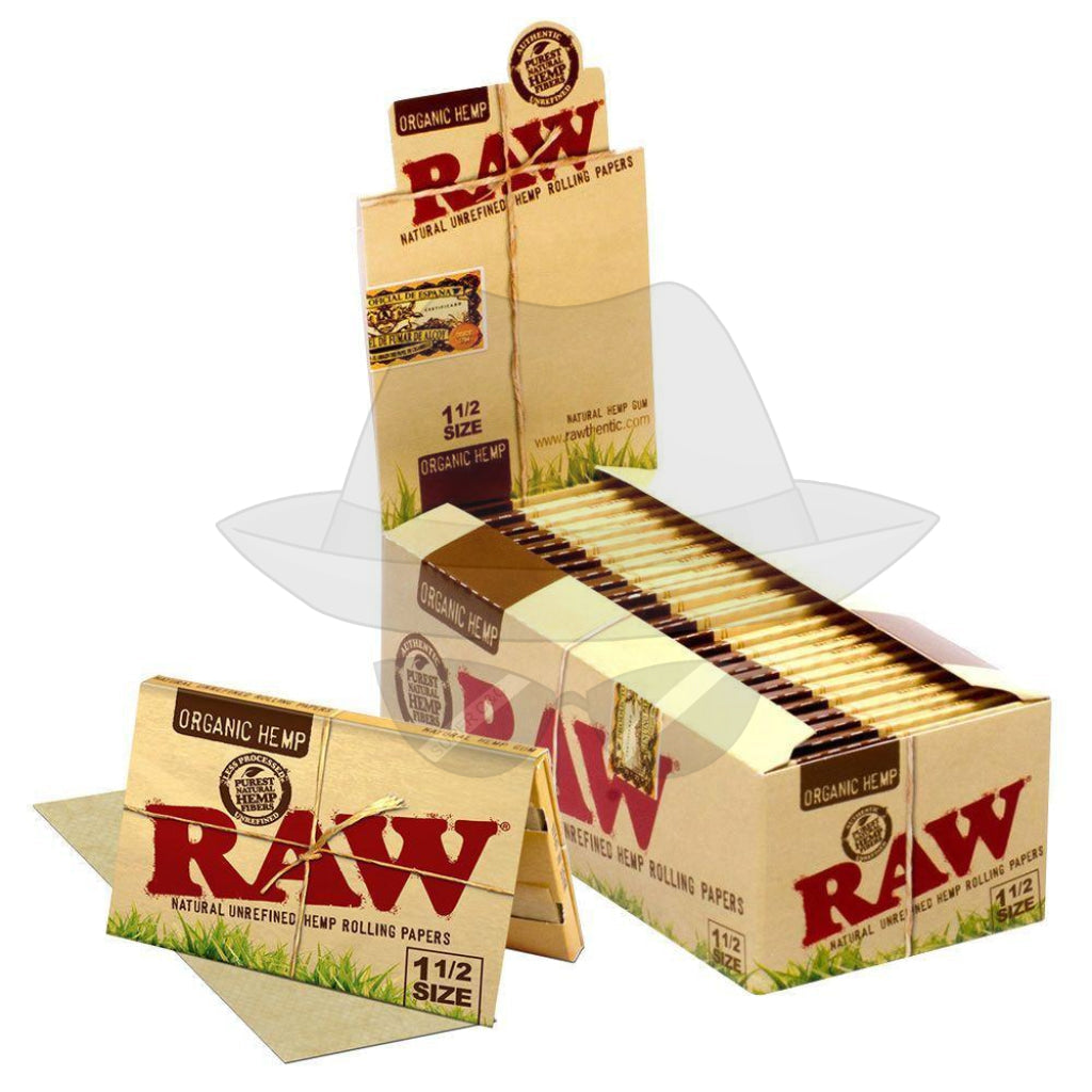 Raw 1 1/2 Organic Paper Rolling Papers