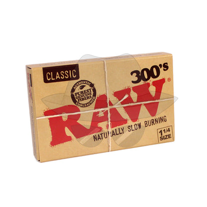 Raw 300’S 1 1/4 Classic Paper Rolling Papers