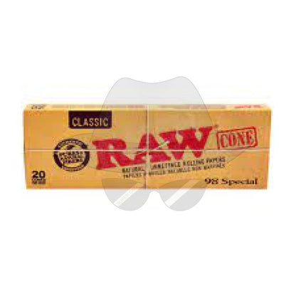 Raw Classic 98 Special Cones( 2 Max Per Customer) Rolling Papers