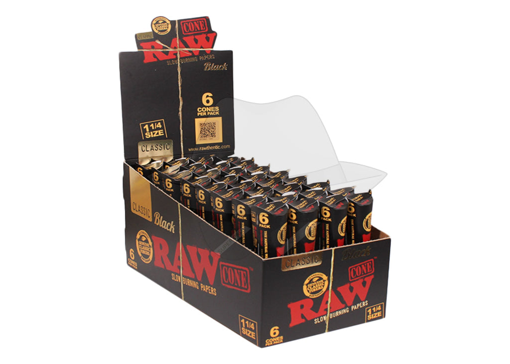 Raw Cone 1.25 Black Rolling Papers