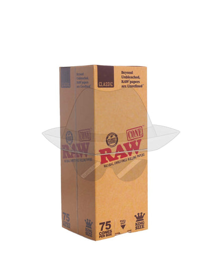 Raw Cone 75Ct Per Box King Rolling Papers