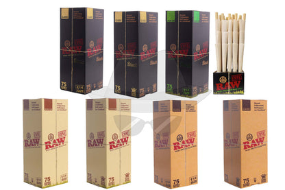 Raw Cone 75Ct Per Box Rolling Papers