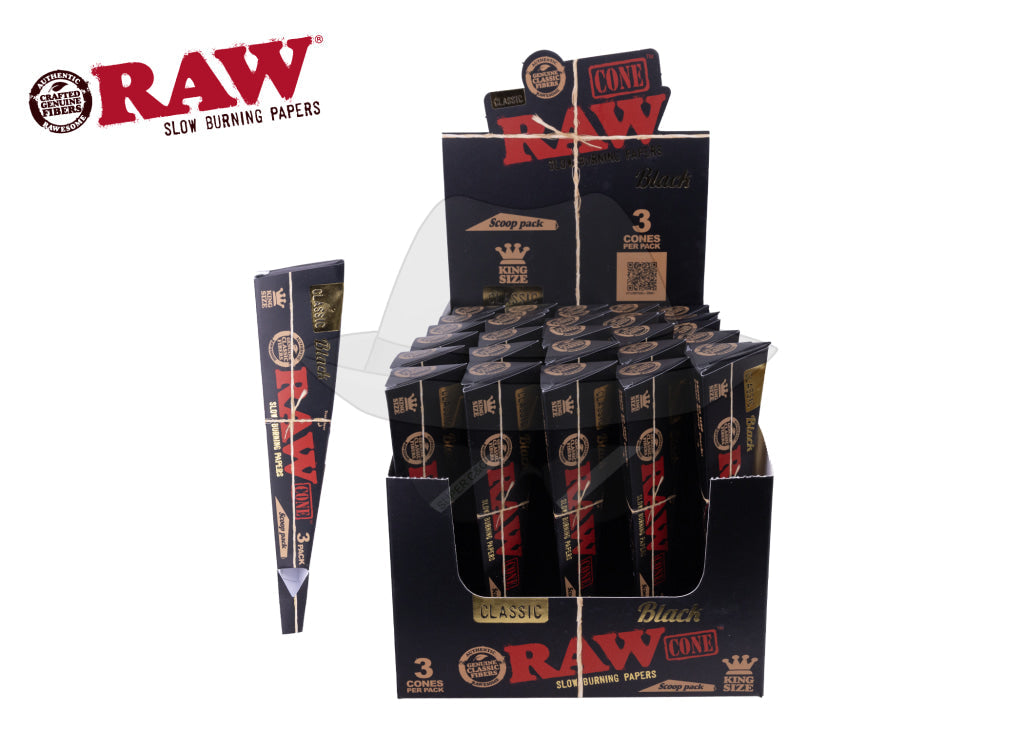 RAW Cone Scoop Pack King Size Rolling Papers