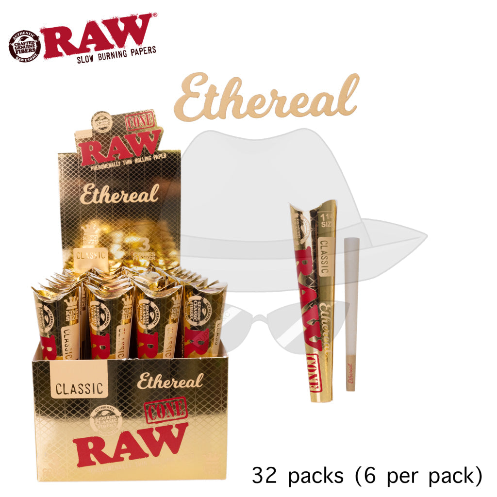 RAW Ethereal Cone 1 1/4 Rolling Papers