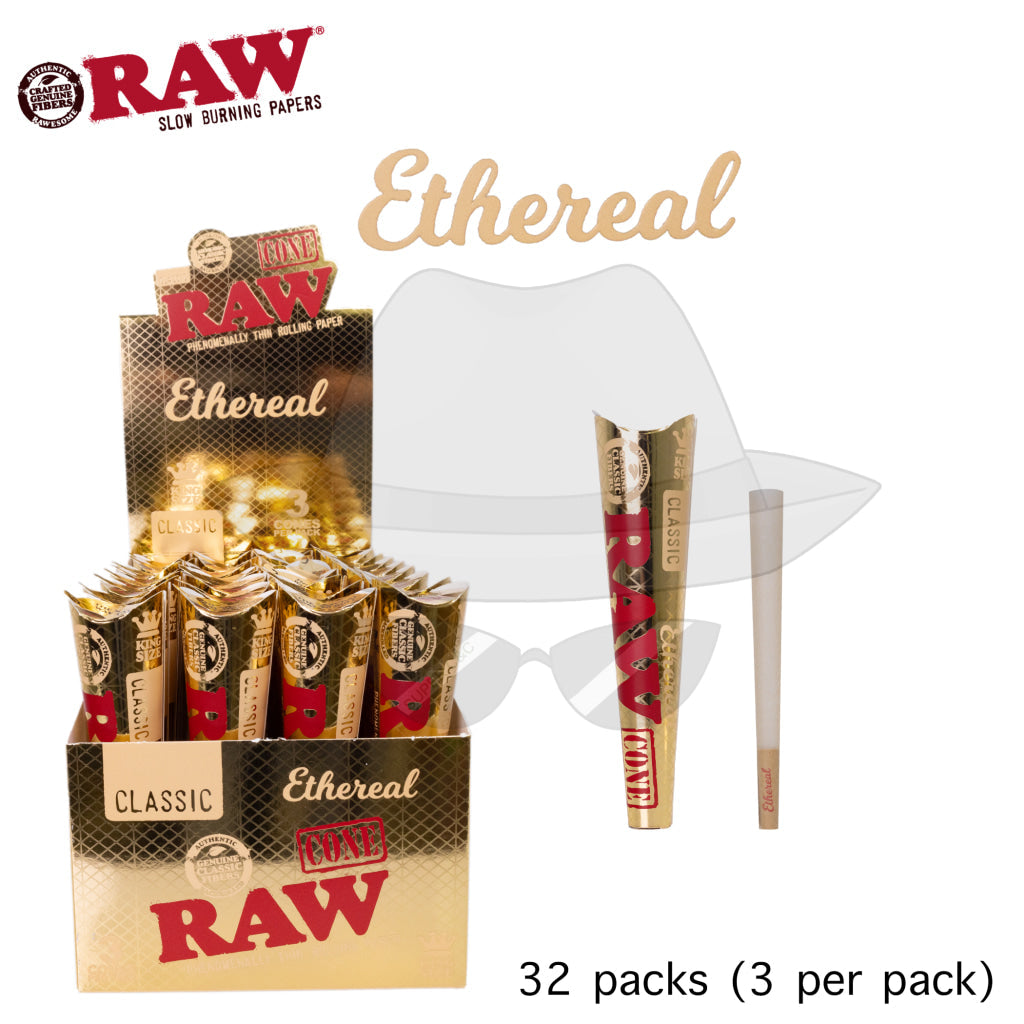 RAW Ethereal Cone King Size Rolling Papers