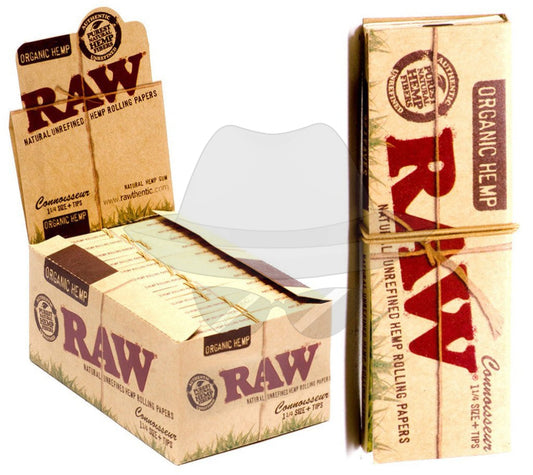 RAW ORGANIC HEMP CONNOISSEUR 1 1/4 (with tips)