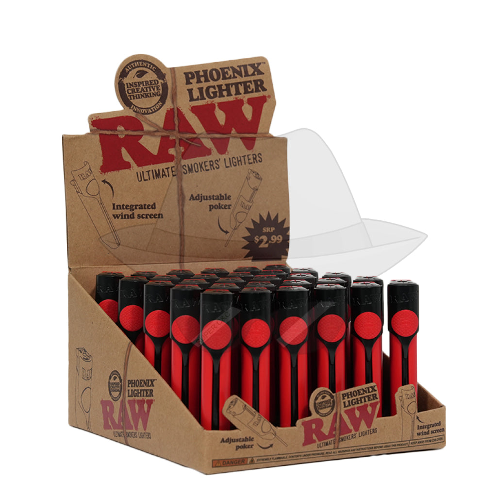 Raw Phoenix Lighter -30ct Red Lighter