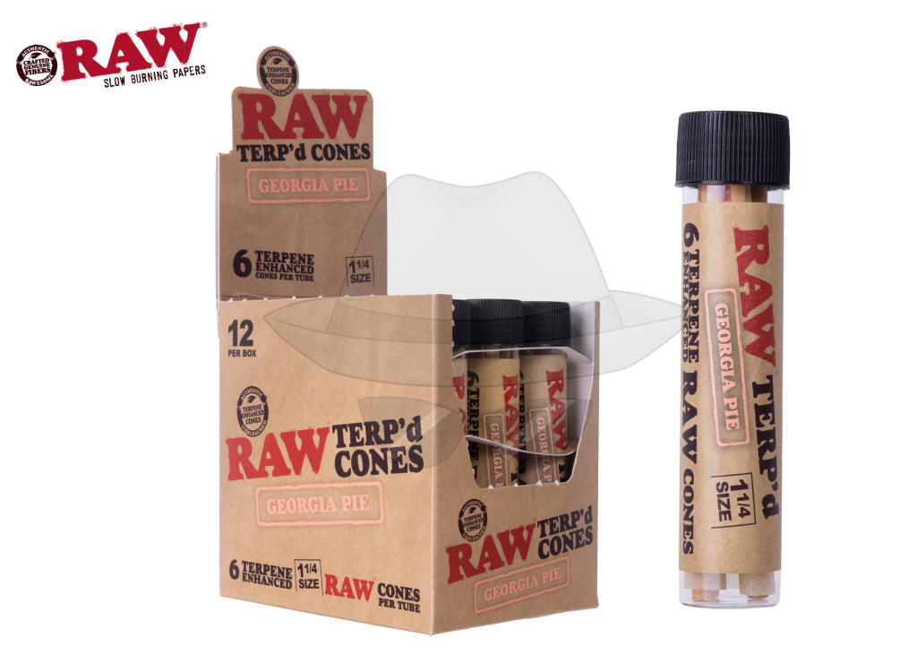 RAW TERP’d Cones(Display of 12) Georgia Pie Rolling Papers