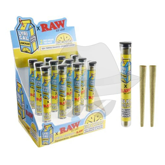 Raw X Lyrical Lemonade Bud Wraps-12Ct Rolling Papers