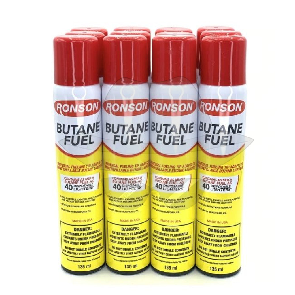 Ronson Butane Fuel 135Ml-12Ct Lighter