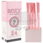 Rozy Pink 1 ¼ Size Pre-Rolled Cones 24Ct Pack Rolling Papers