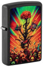 #152 ZIPPO OIL LIGHTER: Abstract Zombie