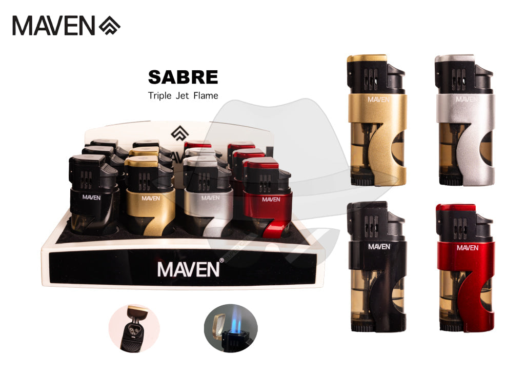 Sabre - Collection By Maven Torch 12Ct Lighter