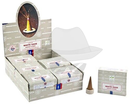 Satya Dhoop Cones White Sage Incense